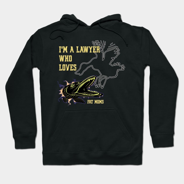 Fishing of pike duck's eater for a lawyer Hoodie by GraphGeek